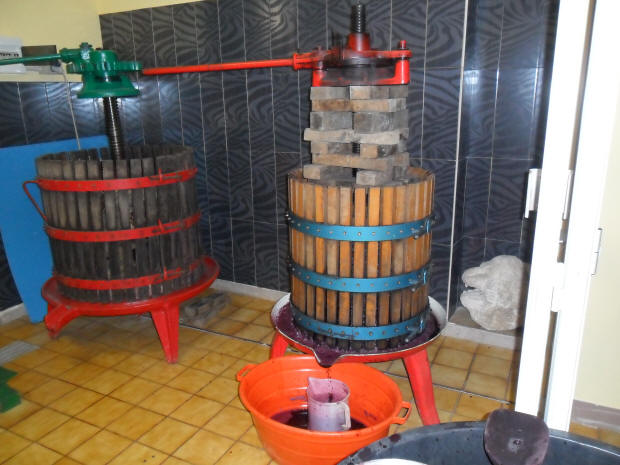 Gli attrezzi di produzione dei vini